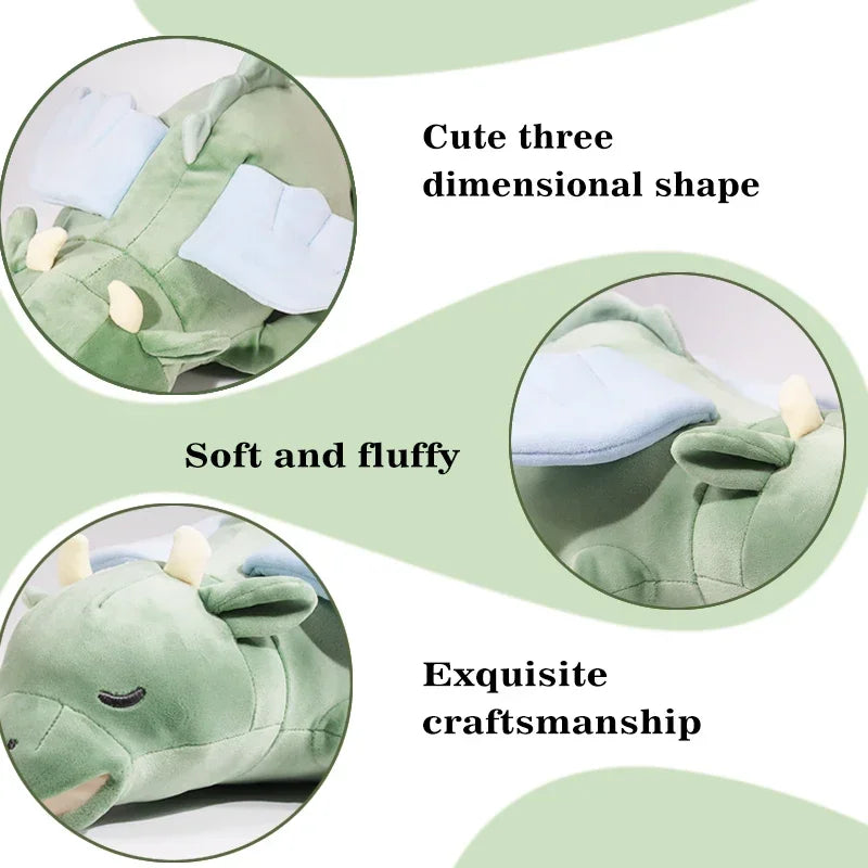 PET Gem Flying Dragon Dog Heartbeat Toy,Puppy Separation Stress Toy, Puppy Behavioral Training Aid for Dog Sleep Aid Plush